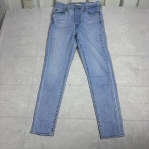Levi's‎ Womens Skinny Leg Jeans Jeans Blue Denim Whisker Zipper Fly Size W26